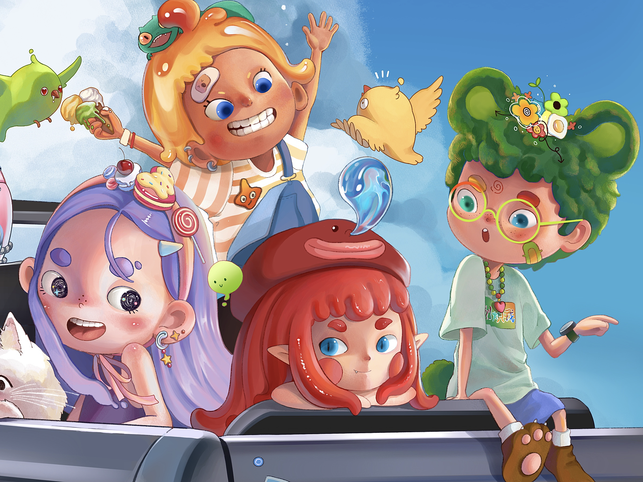 夏天，去海边吧（图ZMzEzMDgxNjM2） - 概念设定 - 站酷设计师arukn原创素材 - 站酷ZCOOL