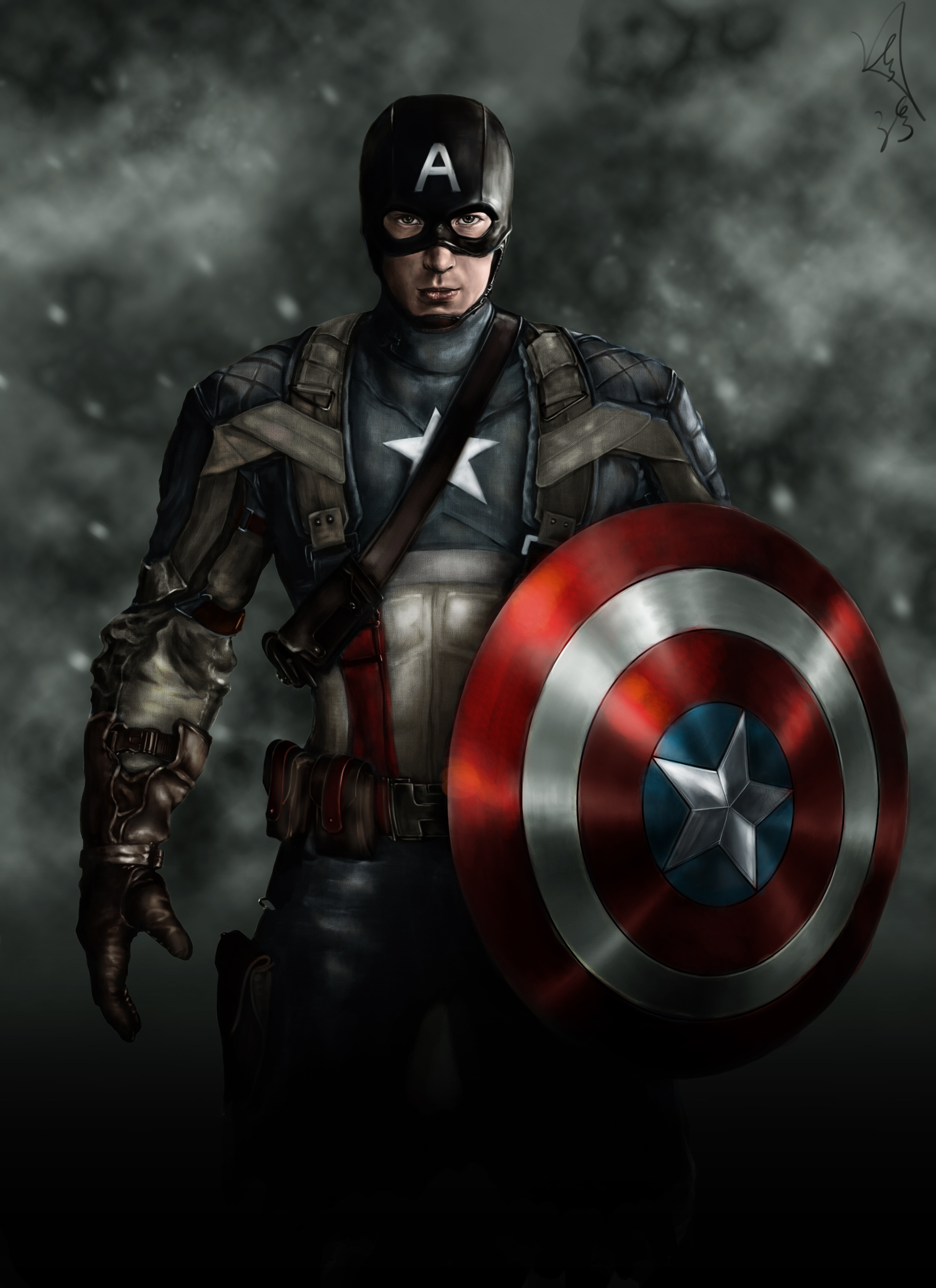 美国队长 civil war|动漫|动画片|brandon_le_art - 原创作品 - 站酷 (ZCOOL)