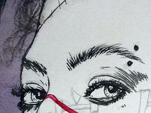 为了打鸡血而画的水彩与线条画（个人主页-ZMjQ5NjgwNDA=） - 绘画 - 站酷设计师寻艺者JH原创素材 - 站酷ZCOOL