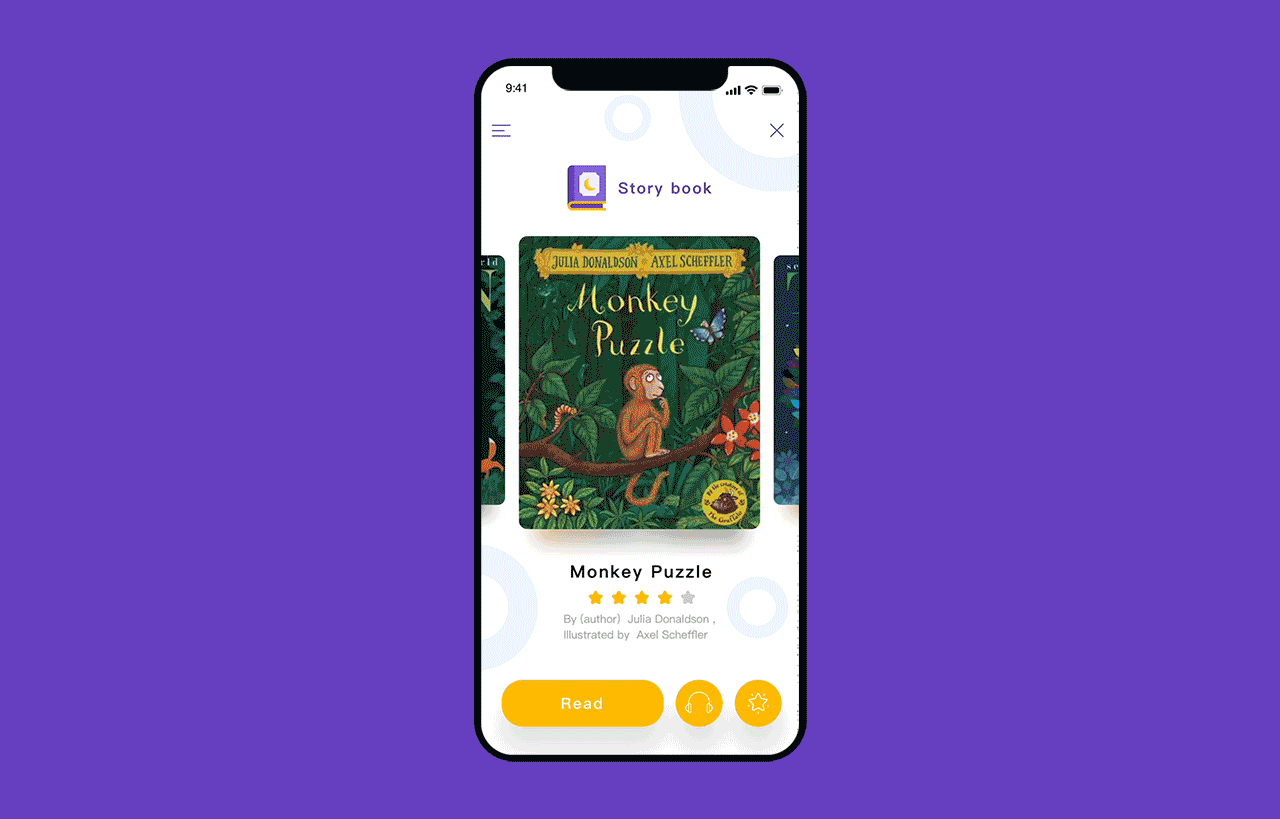 Owlbook APP儿童阅读应用设计(图ZMTYwNTk2NTc2) - APP界面 - 站酷设计师大元pxyair原创素材 - 站酷ZCOOL