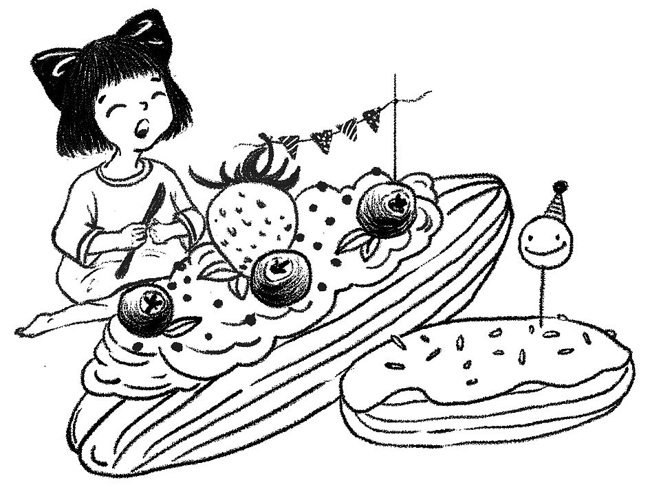 甜品女孩-帮朋友画的印章（图ZMjI4Nzg1Njgw） - 商业插画 - 站酷设计师黄桃子原创素材 - 站酷ZCOOL