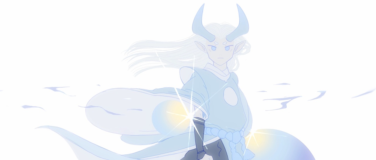 罗小黑战记同人插画-虚淮|插画|新锐潮流插画|狗熊粘牙 - 原创作品