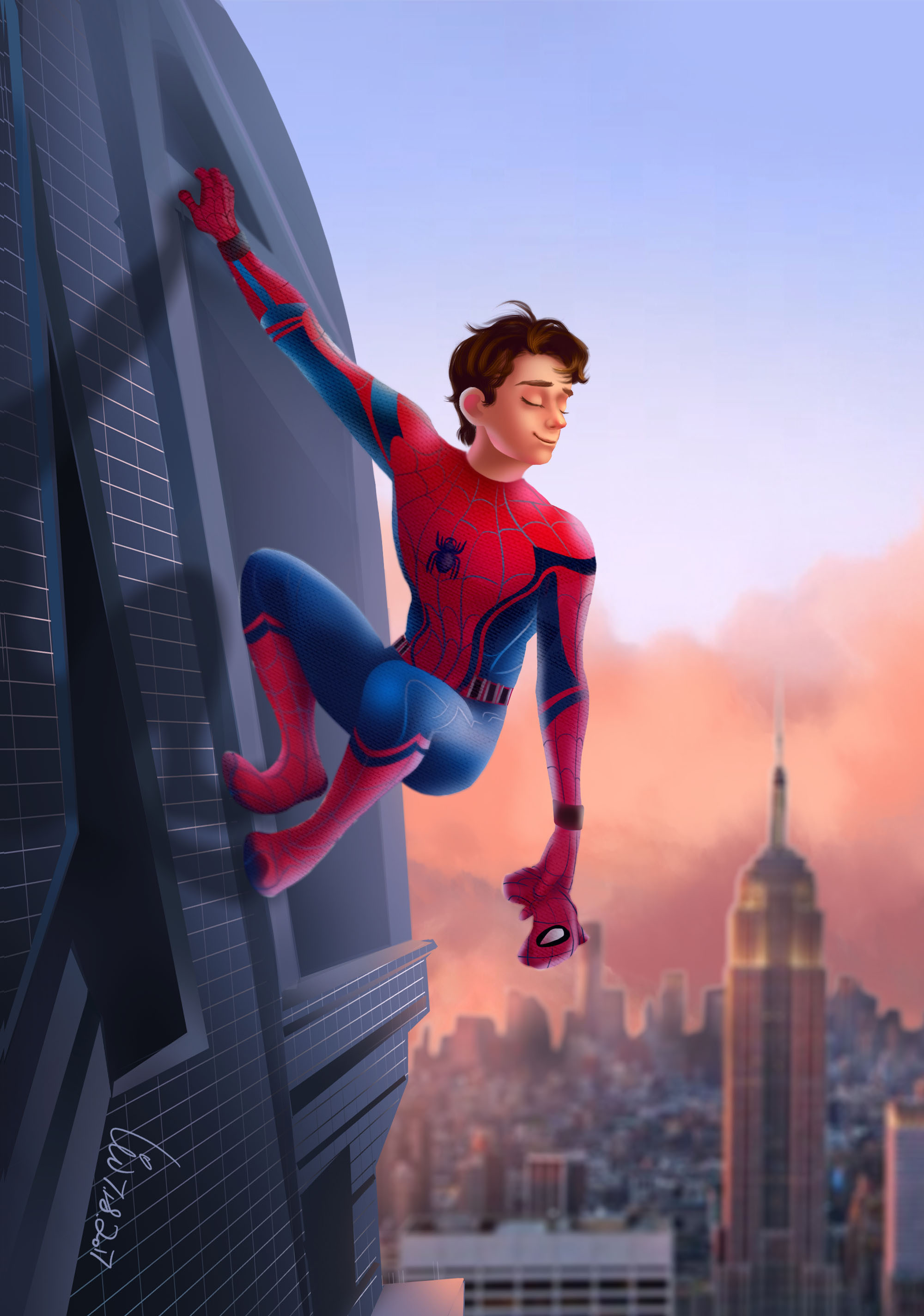 蜘蛛侠 英雄归来 spider-man: homecoming fan art