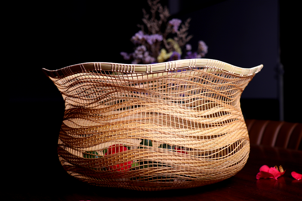 我的竹编作品：华腴（图ZMTI3MDM0Mjcy） - 工艺品设计 - 站酷设计师刁小宽原创素材 - 站酷ZCOOL