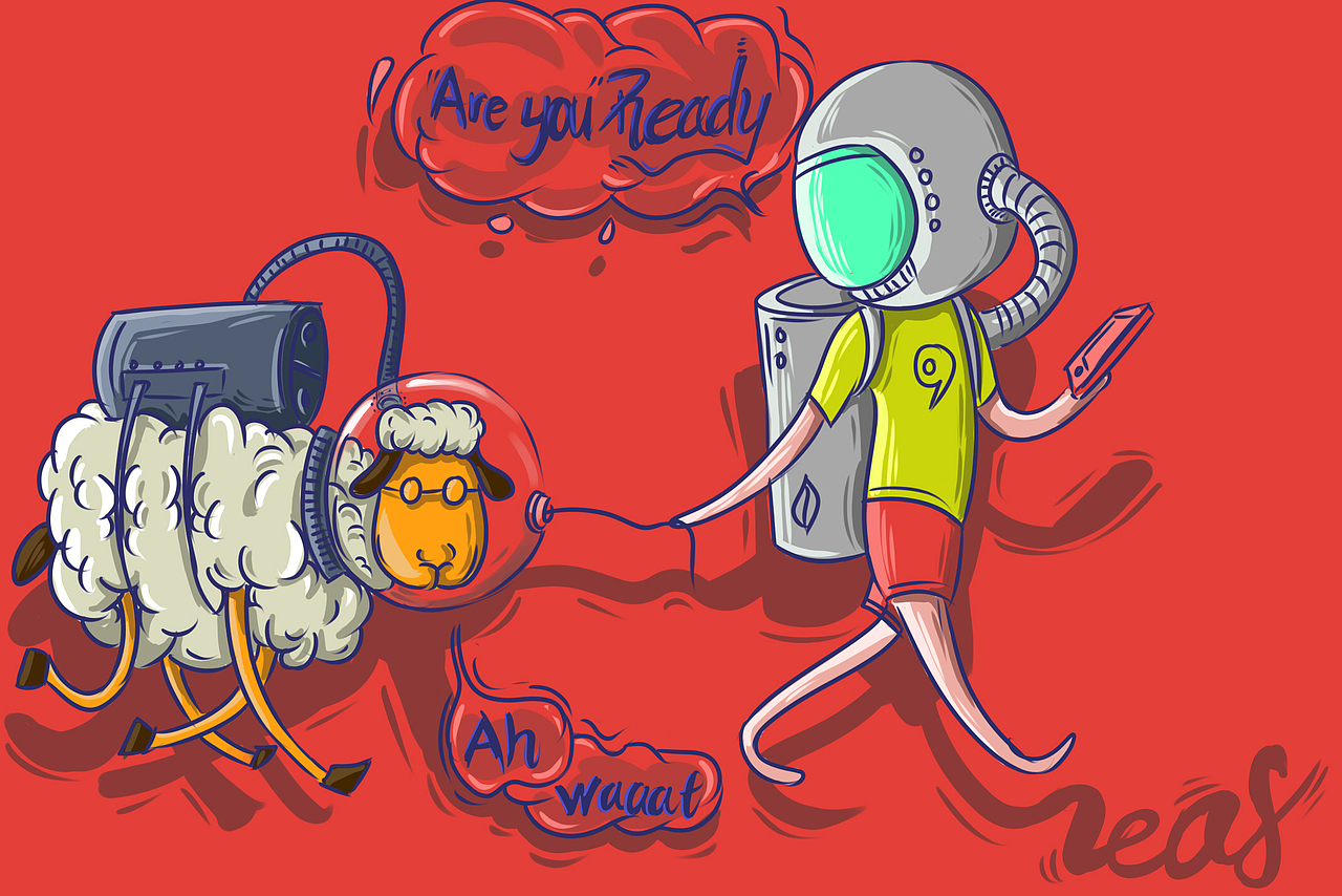 宇航员系列（图ZOTAxMDM5ODQ=） - 创作习作 - 站酷设计师leaf在哪里原创素材 - 站酷ZCOOL