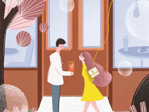 白色情人節(jié)插畫(huà)（個(gè)人主頁(yè)-ZMjY1Njk5MzY=） - 商業(yè)插畫(huà) - 站酷設(shè)計(jì)師胡桃阿花原創(chuàng)素材 - 站酷ZCOOL