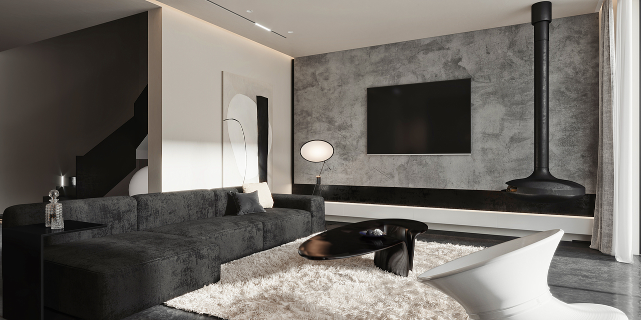 無爲空间設計-大别野（图ZMjczNDAyNDU2） - 家装设计 - 站酷设计师Mr赵三原创素材 - 站酷ZCOOL