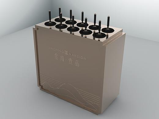 地产雨伞架-3D渲染