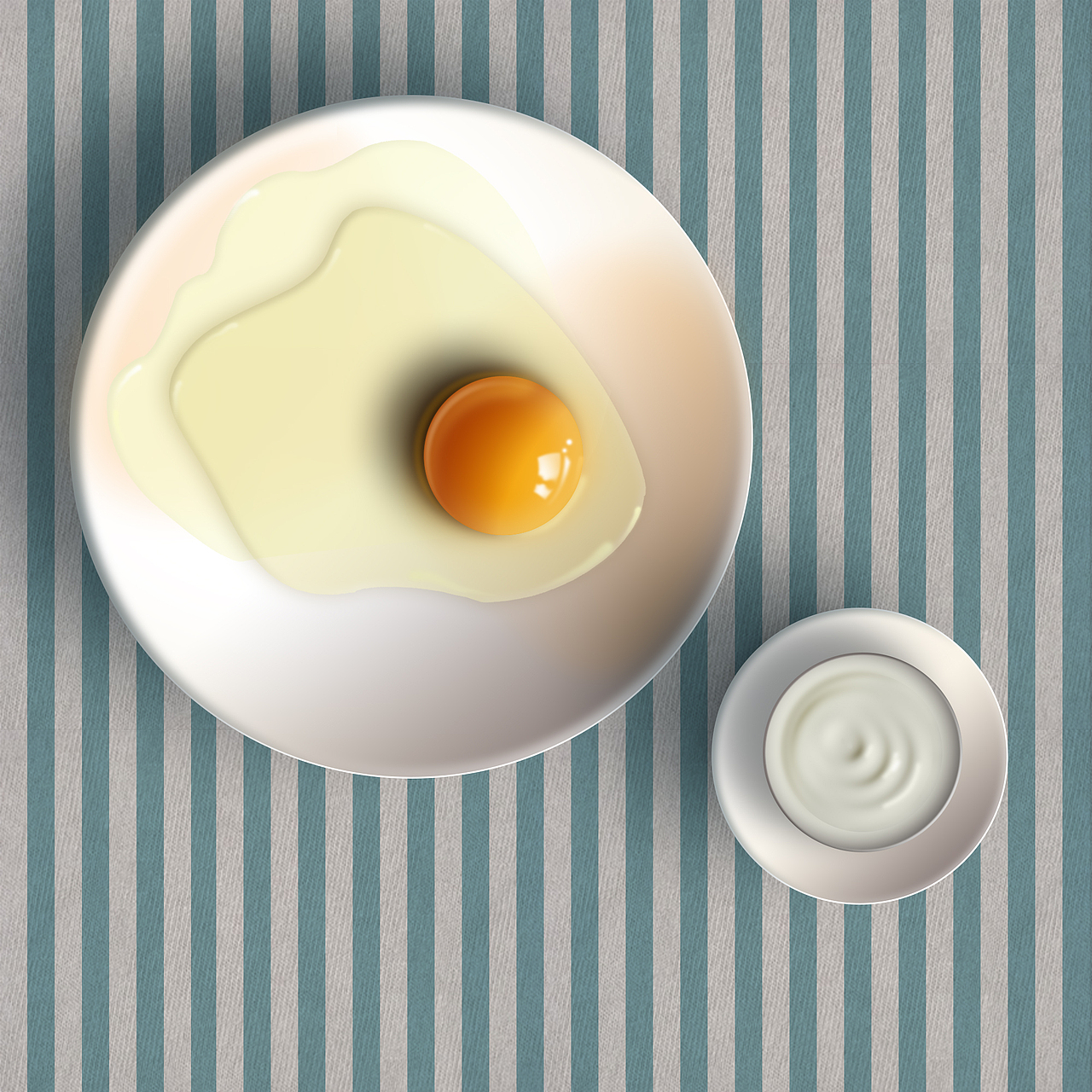 UI路上一【萌】物 流出水的鸡蛋(临摹)