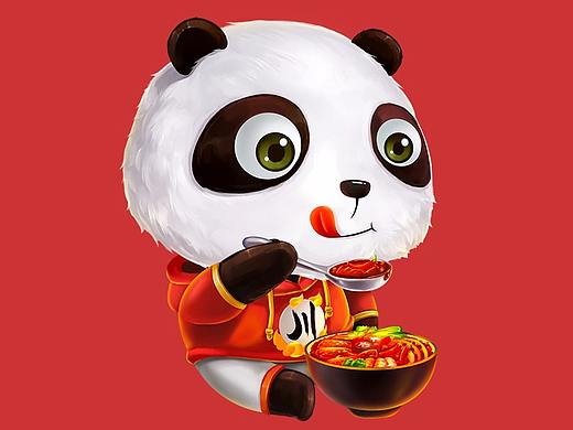 熊猫-呆小萌品牌形象设计