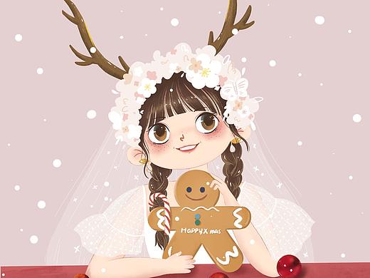 小鹿（个人主页-ZNDM3OTg2NjQ=） - 艺术插画 - 站酷设计师立早Lizao原创素材 - 站酷ZCOOL