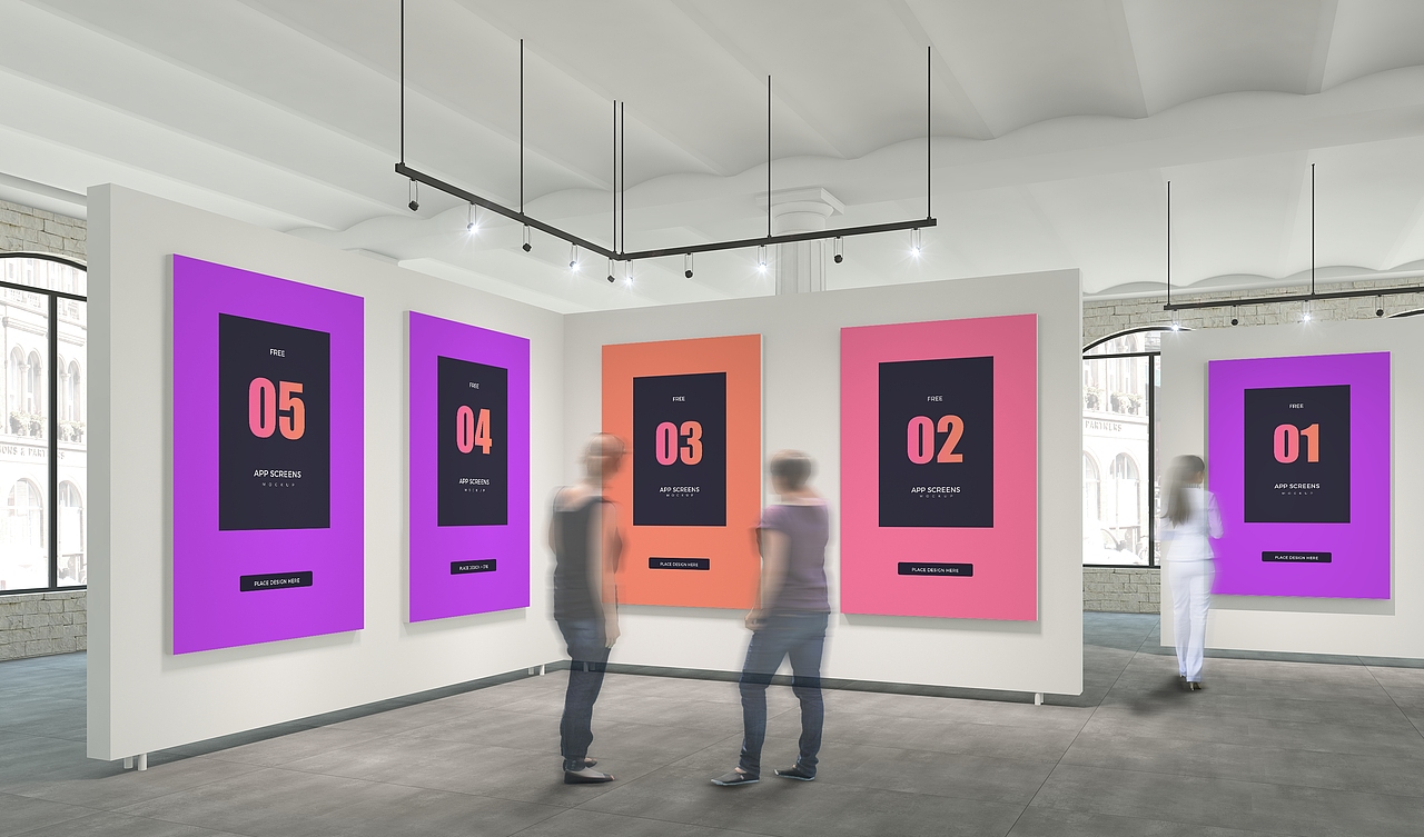 展会海报样机（图ZMjM4MjAyMTgw） - 海报 - 站酷设计师过稿素材原创素材 - 站酷ZCOOL