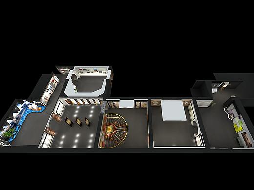博物馆 村史馆 校史馆 展厅 展馆展览3D效果图案例赏析