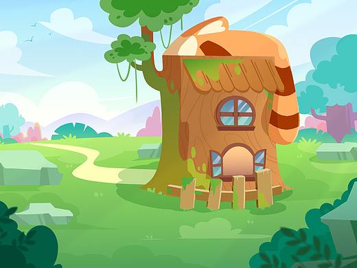 小浣熊（个人主页-ZNTc5MzkxMjA=） - 儿童插画 - 站酷设计师流未子原创素材 - 站酷ZCOOL