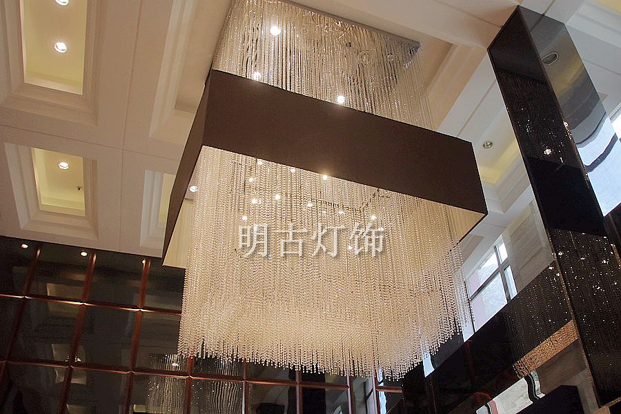 酒店大堂水晶吊灯 明古定制（图ZMTgxMzE0OTEy） - 家装设计 - 站酷设计师明古灯饰定制图库原创素材 - 站酷ZCOOL