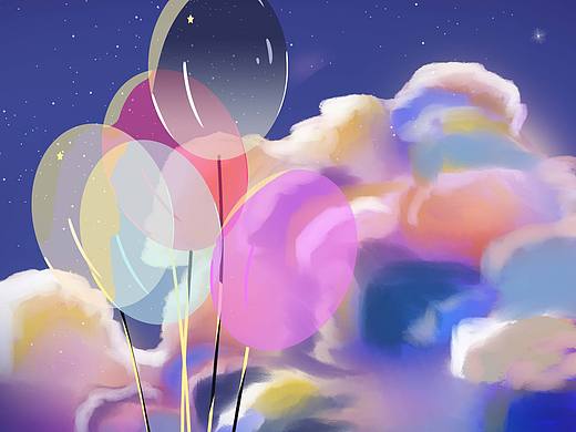 云（个人主页-ZNTM4MjI2NDg=） - 创作习作 - 站酷设计师栗恩恩原创素材 - 站酷ZCOOL