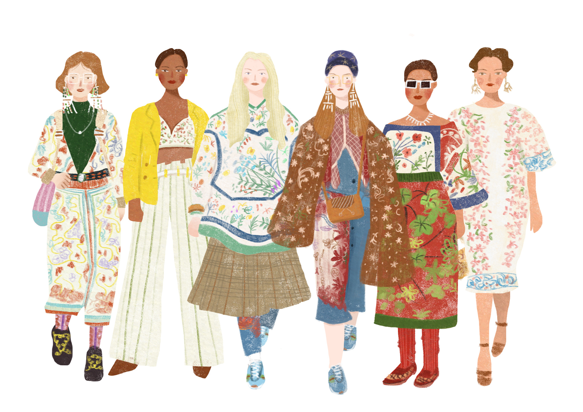 时装秀|插画|商业插画|周小小19 - 原创作品 - 站酷 (zcool)