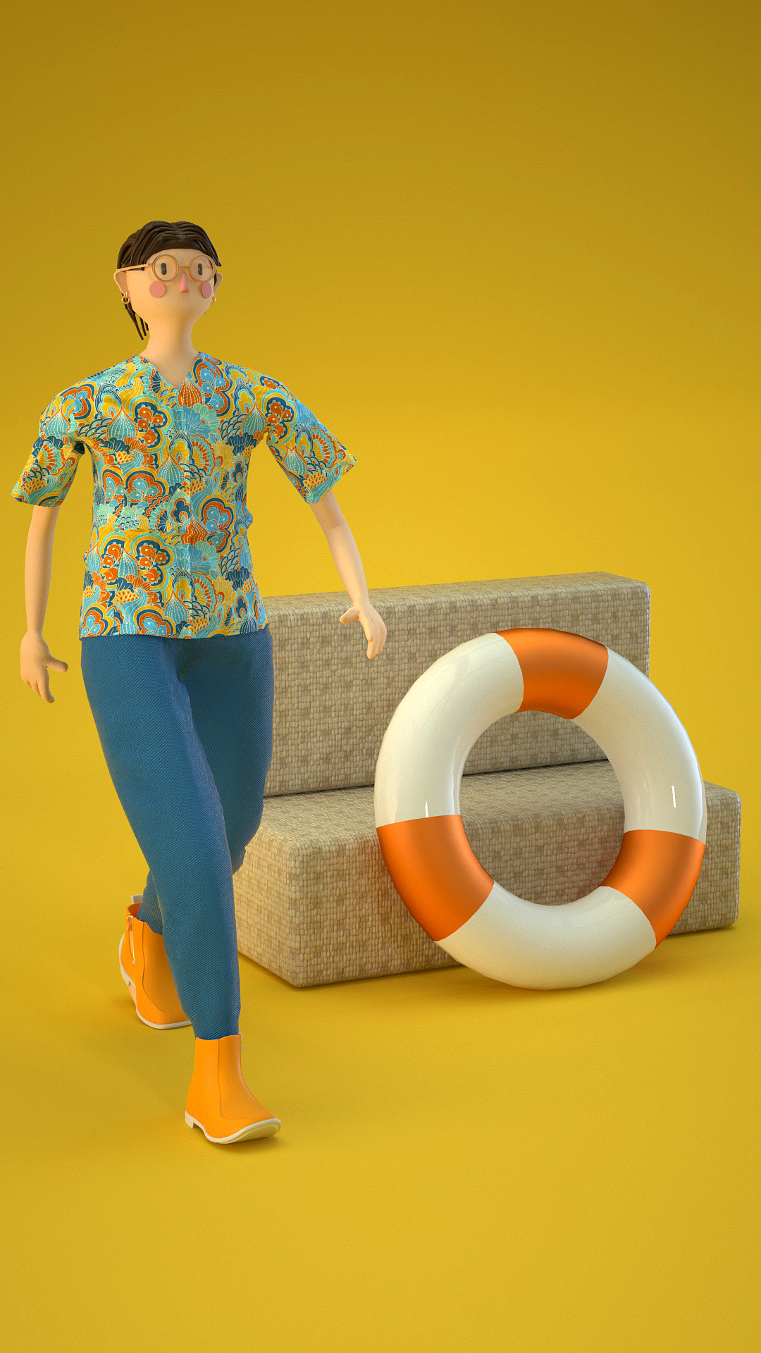 C4D人物模型（图ZMjQ4MDc1NTY0） - 人物/生物 - 站酷设计师带点灵感原创素材 - 站酷ZCOOL