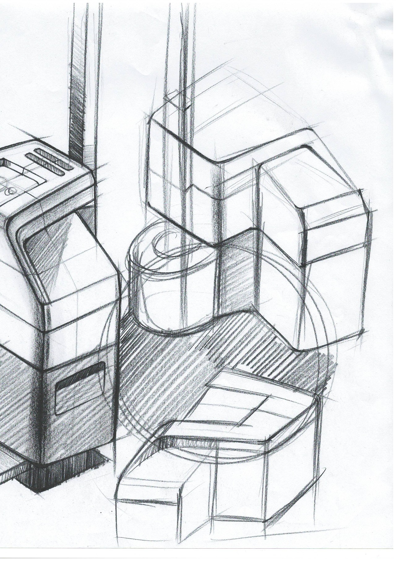 手绘叉车,完美的转换|三维|机械/交通|淘博设计 - 原创作品 - 站酷