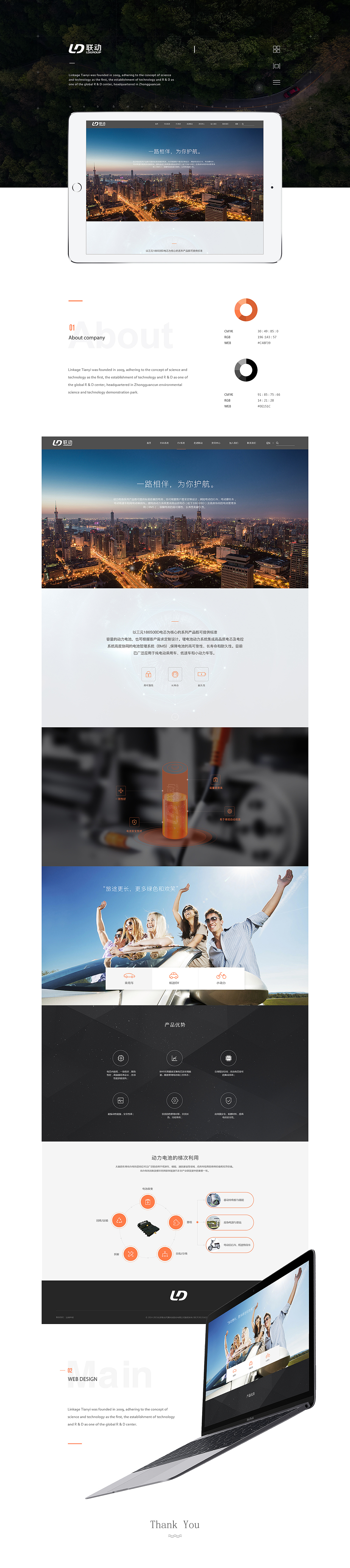 几个官网页面（图ZOTU3MTU4ODg=） - 企业官网 - 站酷设计师xiaobo1995原创素材 - 站酷ZCOOL