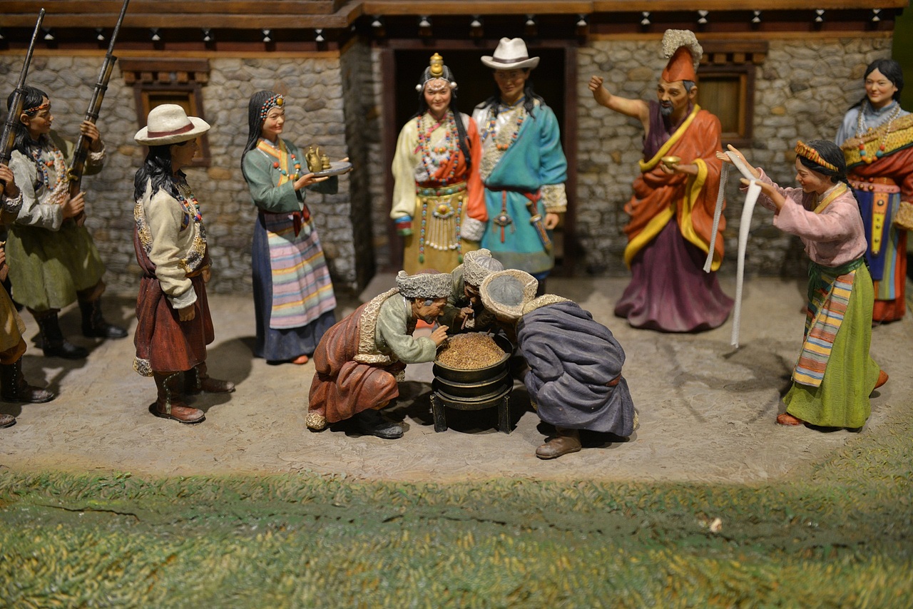 56个民族婚俗微雕2