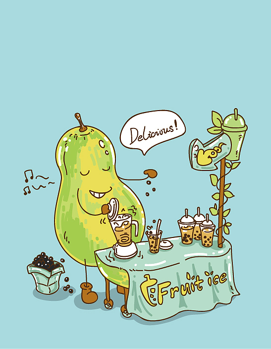 水果插画（图ZMjMzMzAwNjg=） - 商业插画 - 站酷设计师独立包装设计狮原创素材 - 站酷ZCOOL