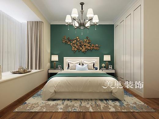 郑州美巢升龙广场装修北欧风格103平三室两厅设计方案