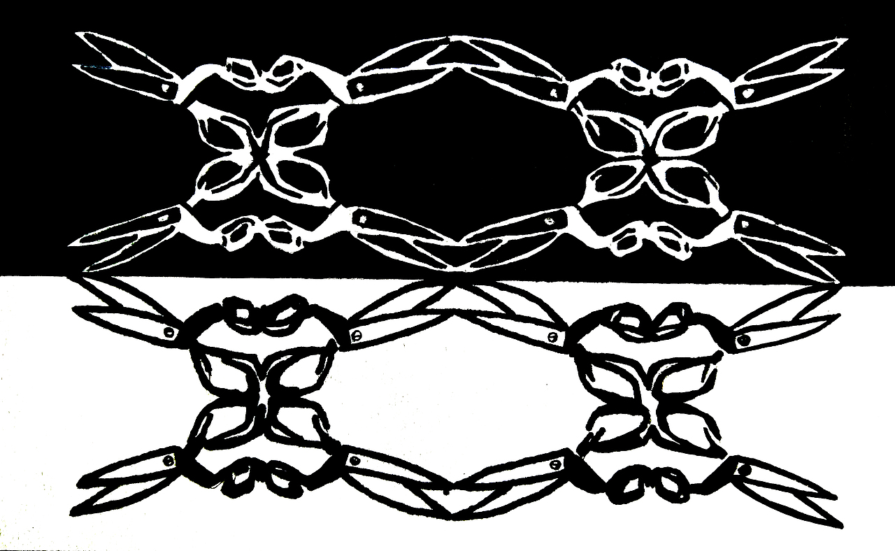 异影图形的创意与表现(正负递进)