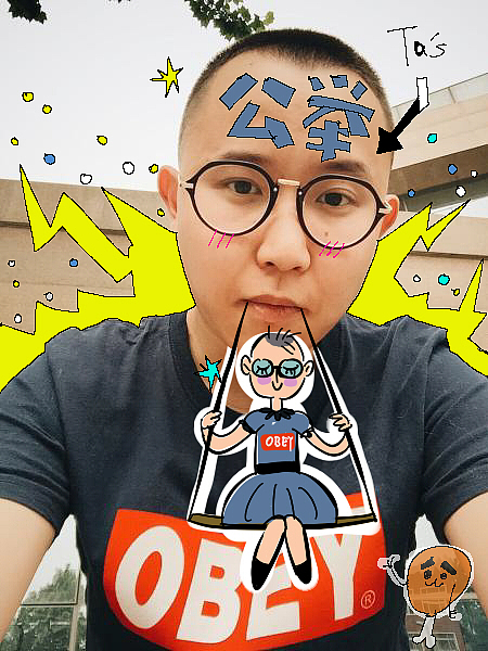 鸡腿恶搞の创意糙手绘照片【第二波】（图ZMjk2NDgyNTI=） - 新锐潮流插画 - 站酷设计师鸡小腿儿原创素材 - 站酷ZCOOL