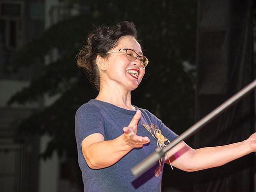 庆祝建党98周年活动现场