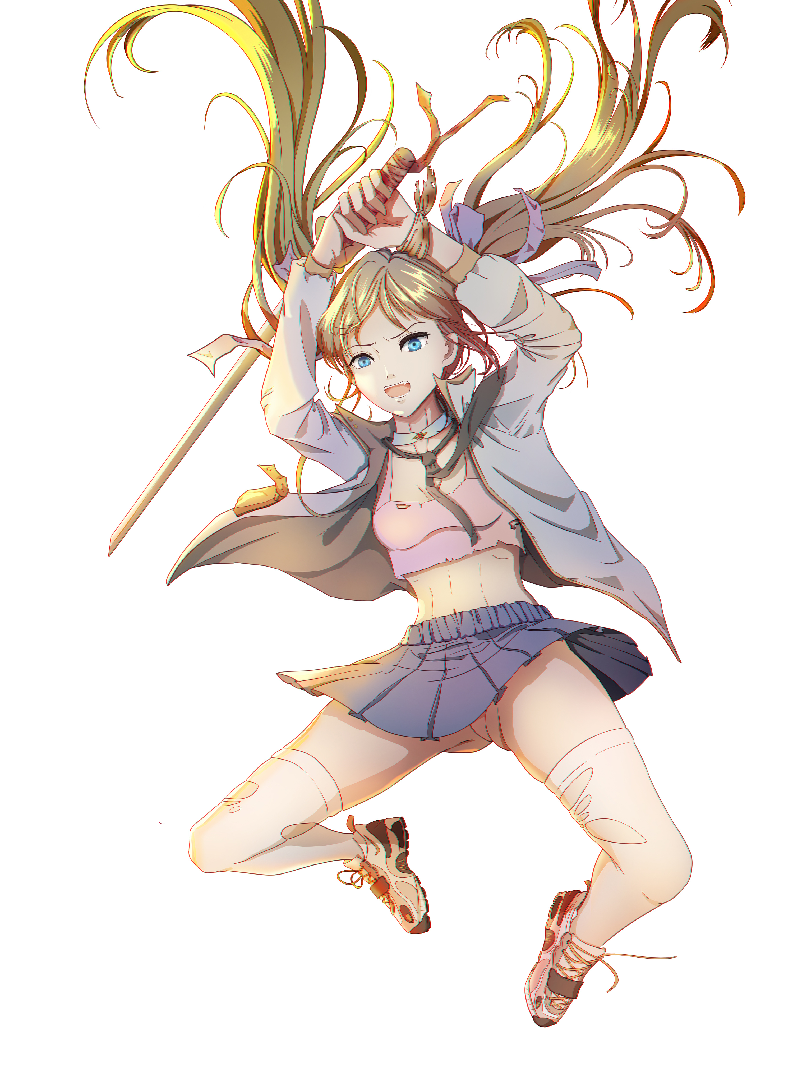 原创练习《太刀少女》|插画|创作习作|猛男yan - 原创作品 - 站酷 (zc