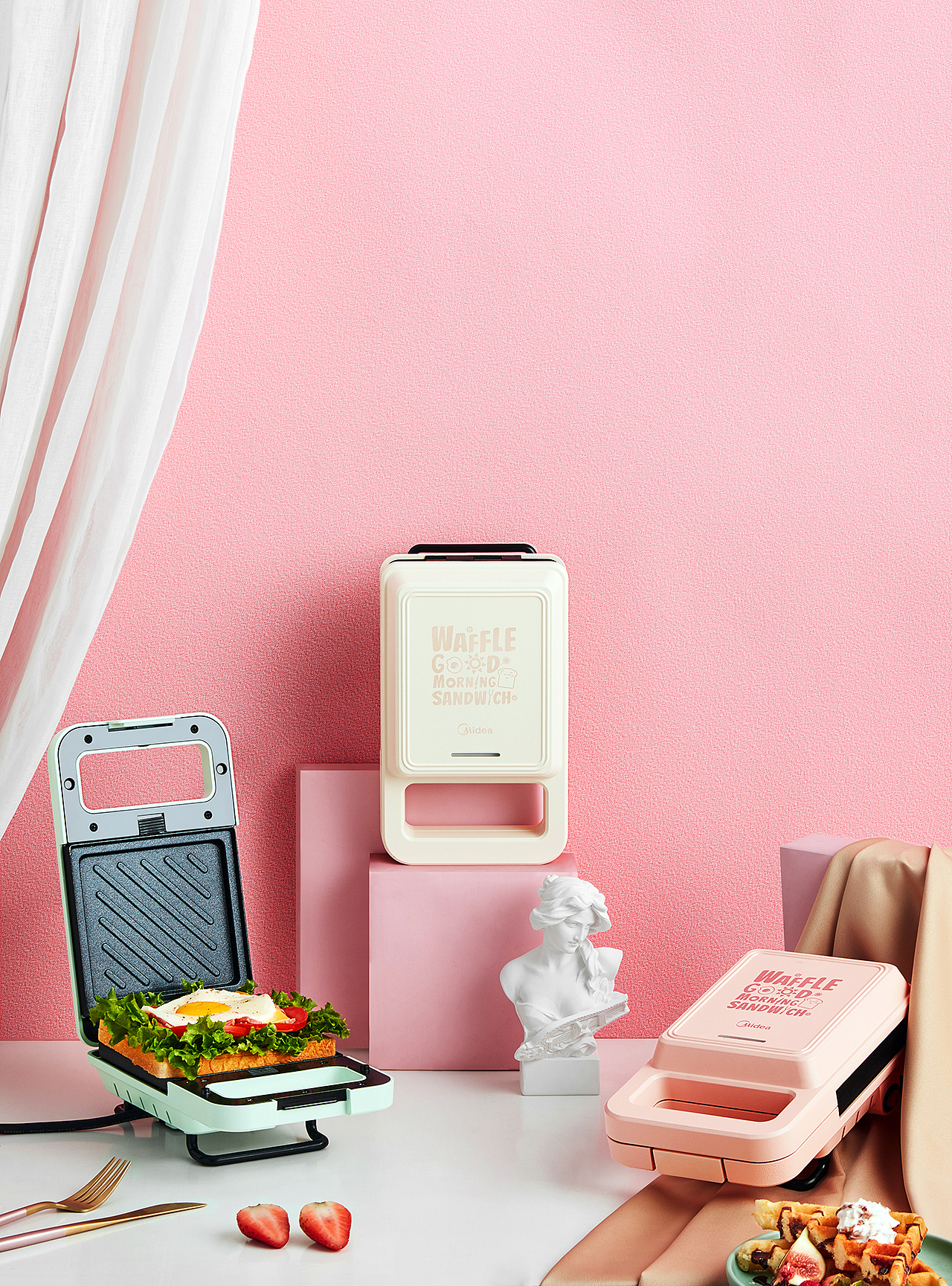 电商摄影|破壁机x华夫饼机