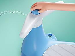 十月结晶·婴儿洗头椅·详情页渲染