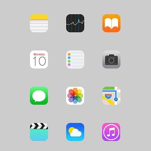 IOS系统功能图标临摹（图ZNjY2MjI4NDg=） - 图标 - 站酷设计师行俭守约666原创素材 - 站酷ZCOOL
