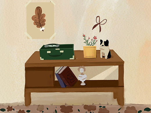 復(fù)古小場(chǎng)景練習(xí)（個(gè)人主頁(yè)-ZNDI0MzcyMzI=） - 藝術(shù)插畫(huà) - 站酷設(shè)計(jì)師AnMay原創(chuàng)素材 - 站酷ZCOOL