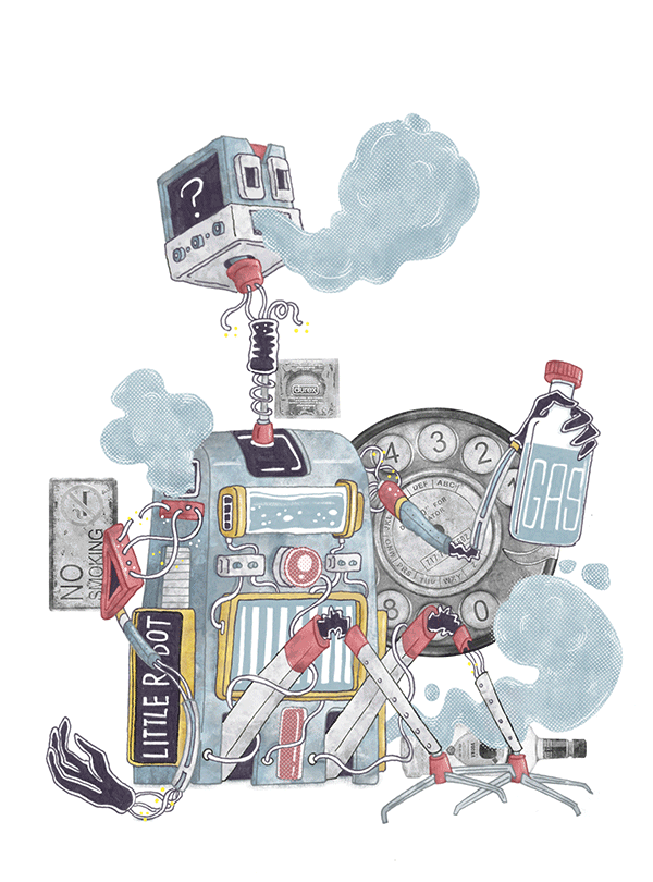 BROKEN ROBOT(图ZNjAwOTE2OTI=) - 商业插画 - 站酷设计师SEEBIN原创素材 - 站酷ZCOOL