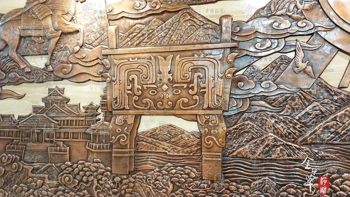 【案例】法院紫铜浮雕(图)|纯艺术|雕塑|浮雕设计定制公司_原创作品-