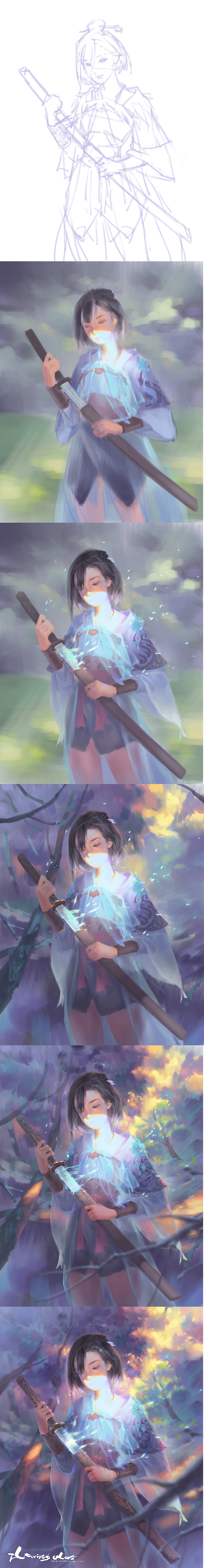 古风插画ZWY