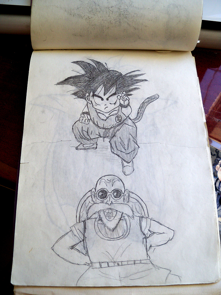 初中时的画（2002年左右）（图ZNjYxMzMxMg==） - 商业插画 - 站酷设计师腰果君_QK原创素材 - 站酷ZCOOL