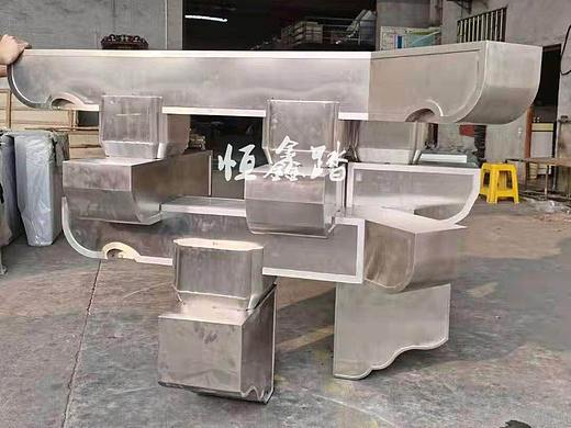 仿古建筑寺庙仿铜不锈钢斗拱金属异型装饰件