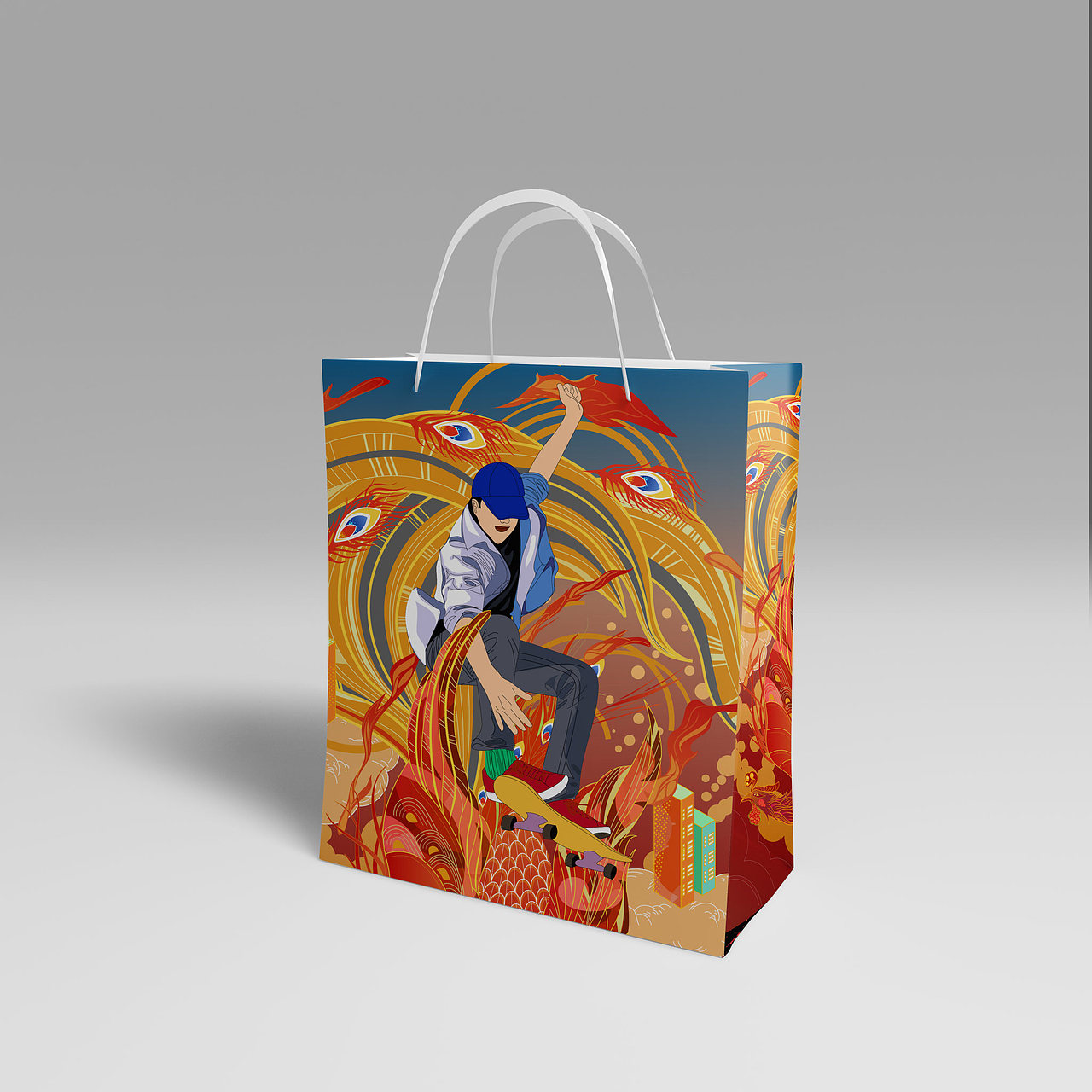 希捷硬盘插画设计