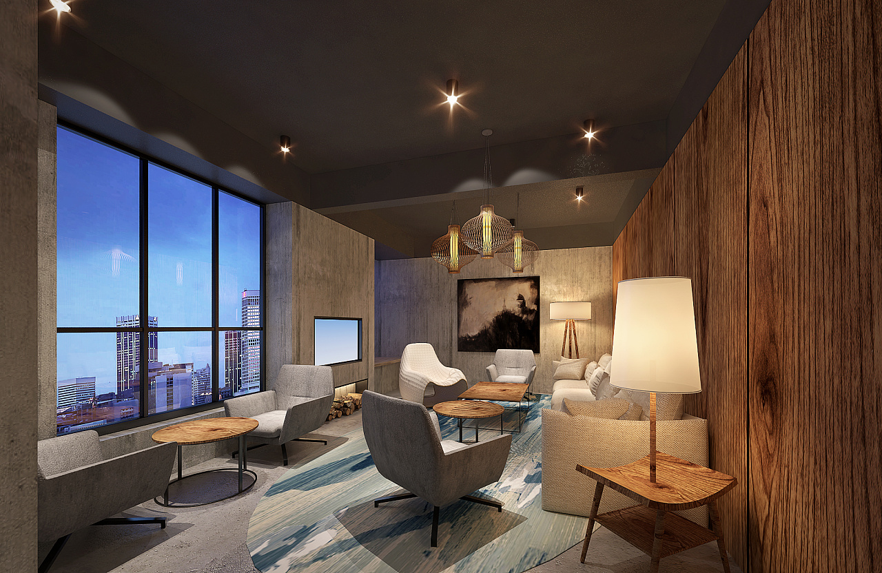 一套夭折的loft风格办公室方案