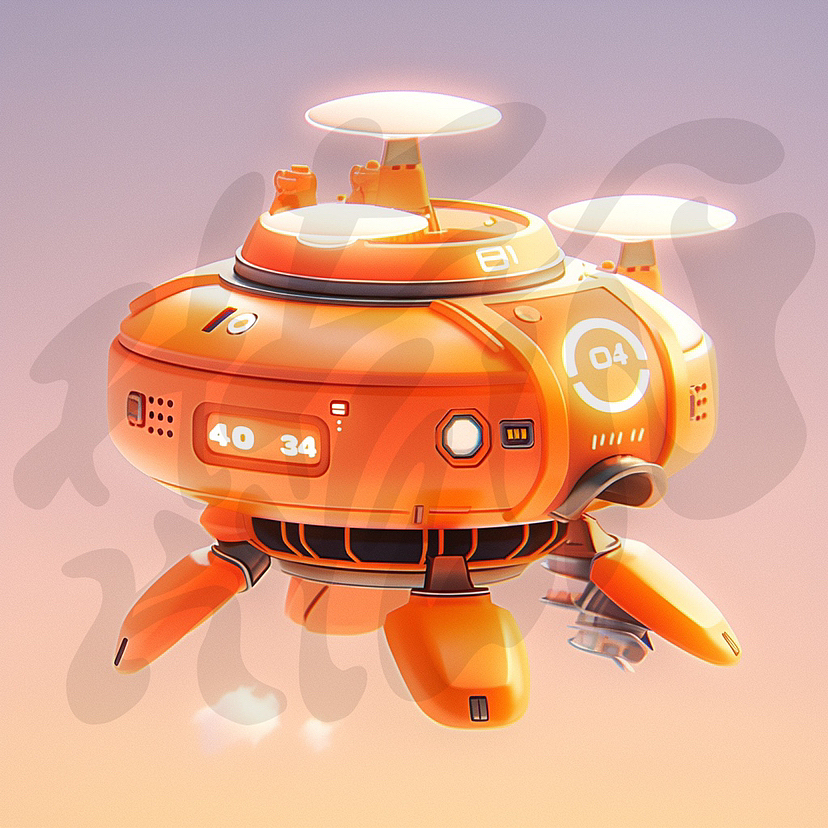 飞船设计（图ZMzQzMzAxNjMy） - 机械/交通 - 站酷设计师HFKYLIN鹤佬麒麟原创素材 - 站酷ZCOOL