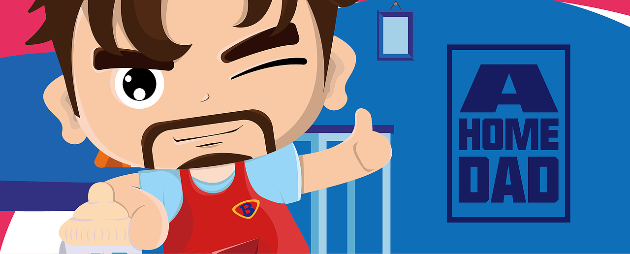 一只奶爸logo设计/奶爸/母婴用品/儿童/卡通设计