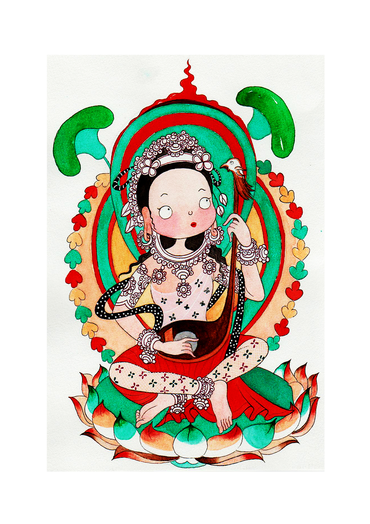 当敦煌壁画中的菩萨飞天开始翻白眼