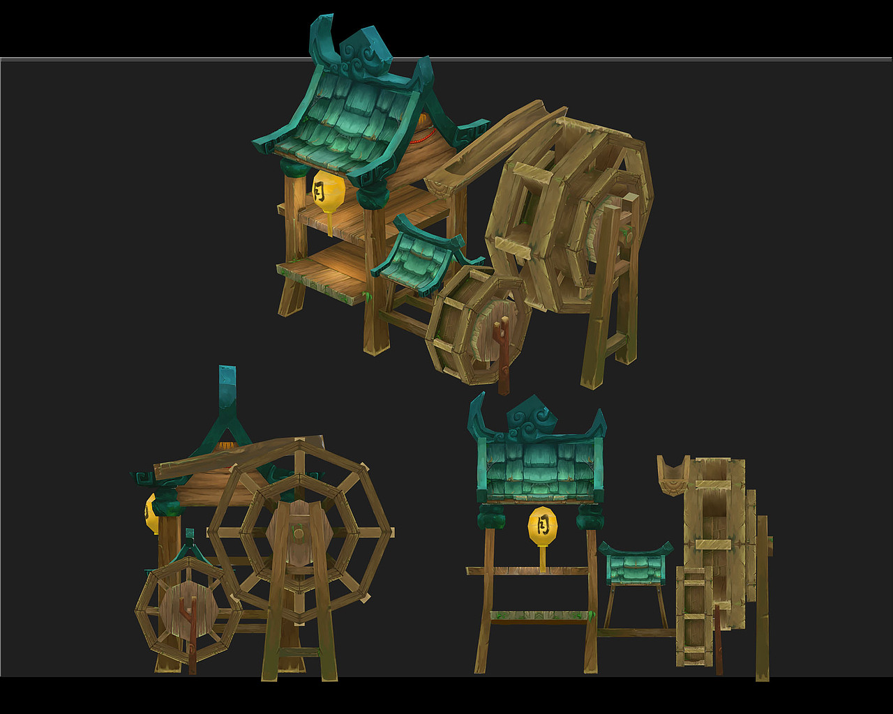 3D游戏场景配件