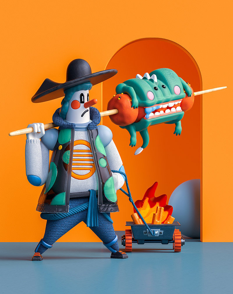 3D建模（图ZMjI3MjM4NTY0） - 人物/生物 - 站酷设计师放样原创素材 - 站酷ZCOOL