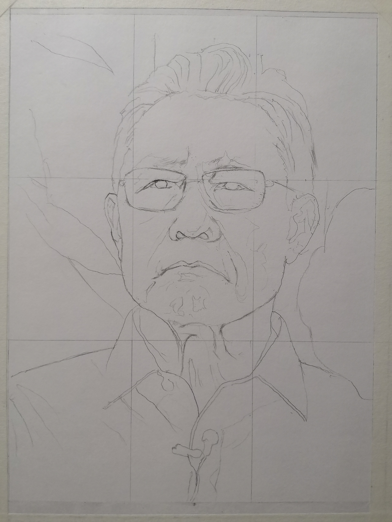 素描《钟南山》_画亦心-站酷zcool