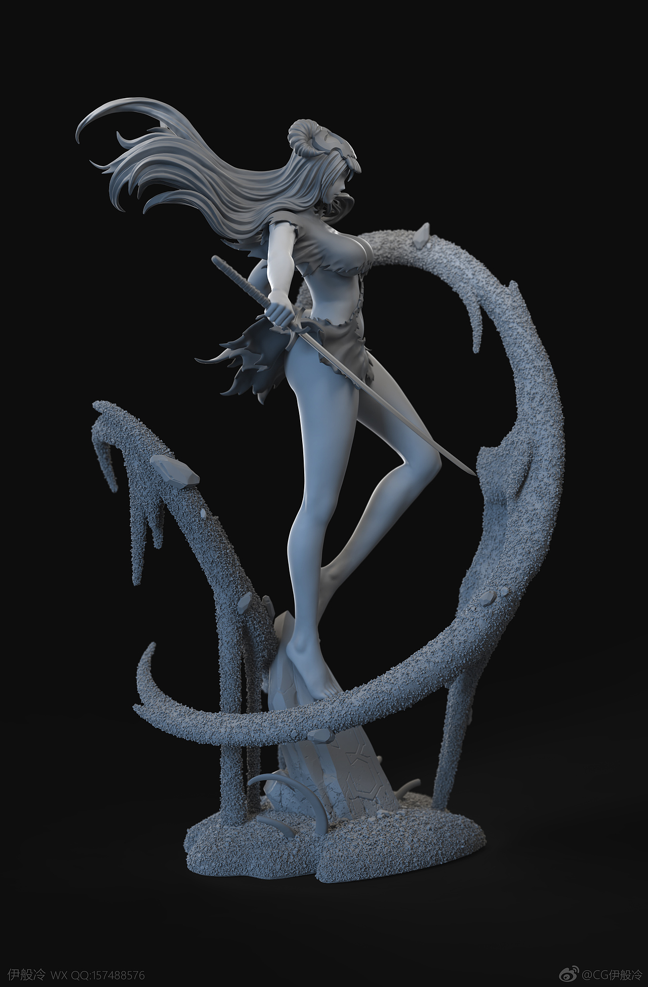 死神妮露 手办原型（图ZMTc5OTI0OTI4） - 手办/模玩 - 站酷设计师伊般冷原创素材 - 站酷ZCOOL