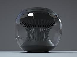 一個(gè)圓形音響